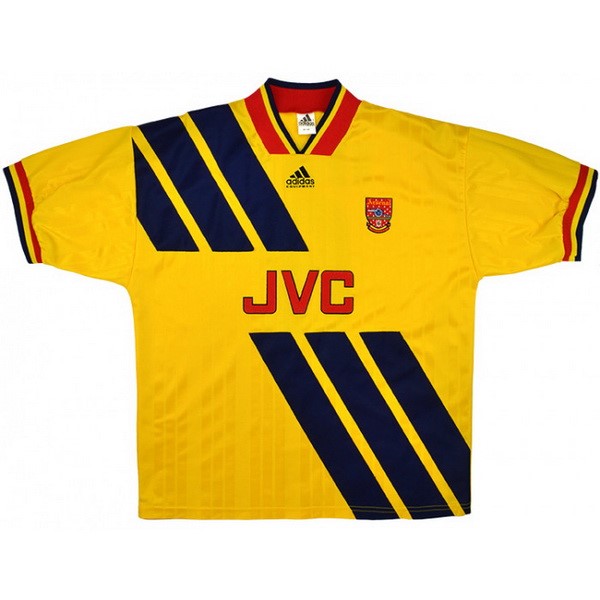 Maillot Football Arsenal Exterieur Retro 1993 1994 Jaune